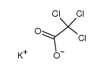 Potassium trichloroacetate结构式