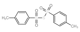 Benzenesulfonothioicacid, 4-methyl-, anhydrosulfide (9CI)结构式