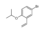 4-bromo-2-ethenyl-1-propan-2-yloxybenzene结构式