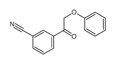 3-(2-phenoxyacetyl)benzonitrile结构式