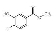 4-氯-3-羟基苯甲酸甲酯结构式