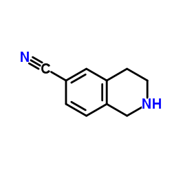 1,2,3,4-四氢异喹啉-6-甲腈结构式