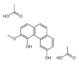 acetic acid,6-methoxyphenanthrene-3,5-diol结构式