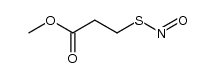 methyl 3-S-nitrosomercaptopropionate结构式