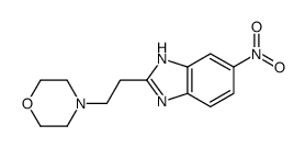 4-[2-(6-nitro-1H-benzimidazol-2-yl)ethyl]morpholine结构式