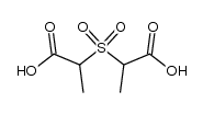 2,4-dimethyl-3,3-dioxo-3λ6-thia-glutaric acid结构式