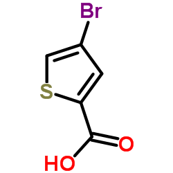 4-溴噻吩-2-甲酸结构式
