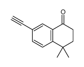 4,4-Dimethyl-7-ethynyl-1-tetralone结构式