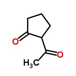 2-乙酰基环戊酮结构式