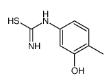 1-(3-HYDROXY-4-METHYLPHENYL)THIOUREA结构式