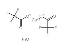 Acetic acid,2,2,2-trifluoro-, copper(2+) salt (2:1)结构式