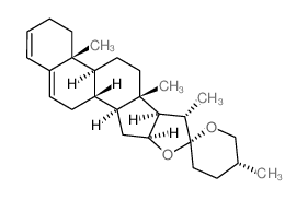 Spirosta-3,5-diene,(25R)-结构式