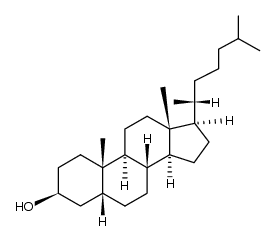 5β-cholestan-3β-ol结构式