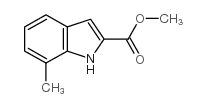 7-甲基-1H-吲哚-2-羧酸甲酯结构式