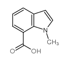 1-甲基-1H-吲哚-7-羧酸结构式