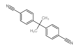 Benzonitrile,4,4'-(1-methylethylidene)bis-结构式