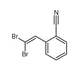 1,1-Dibromo-2-(o-cyanophenyl)ethene结构式