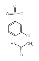 4-乙酰胺-3-氯苯-1-磺酰氯结构式