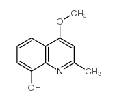 4-甲氧基-2-甲基喹啉-8-醇结构式