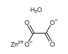 zinc(II) oxalate dihydrate结构式