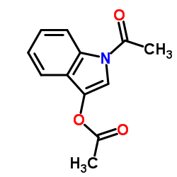 N,O-1,3-二乙酰基吲哚结构式