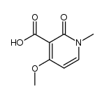 1,2-dihydro-4-methoxy-1-methyl-2-oxopyridine-3-carboxylic acid结构式