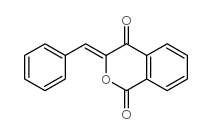 (Z)-3-苄烯-3H-异苯并吡喃-1,4-二酮结构式