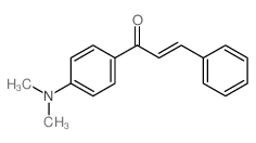 2-Propen-1-one,1-[4-(dimethylamino)phenyl]-3-phenyl-结构式