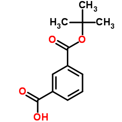 3-(叔丁氧基羰基)苯甲酸结构式