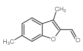 3,6-二甲基-苯并呋喃-2-甲醛结构式
