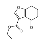 4-氧代-4,5,6,7-四氢苯并呋喃-3-羧酸乙酯结构式