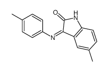 5-methyl-3-(4-methylanilino)indol-2-one结构式