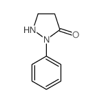 3-Pyrazolidinone,2-phenyl-结构式