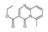 6-Methyl-4-oxo-4H-pyrido[1,2-a]pyrimidine-3-carboxylic acid ethyl ester结构式