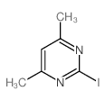 4,6-二甲基-2-碘嘧啶结构式