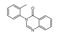 3-(2-methylphenyl)quinazolin-4-one结构式
