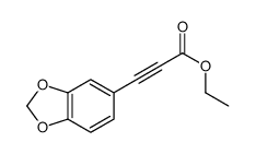 ethyl 3-(1,3-benzodioxol-5-yl)prop-2-ynoate结构式