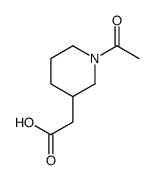 2-(1-acetylpiperidin-3-yl)acetic acid结构式