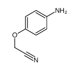 Acetonitrile, (4-aminophenoxy)- (9CI)结构式