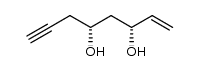 (3R,5R)-oct-1-en-7-yn-3,5-diol结构式