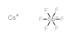 cesium,hexafluoroantimony(1-)结构式