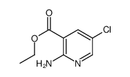 2-氨基-5-氯烟酸乙酯结构式