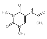 Acetamide,N-(1,2,3,4-tetrahydro-1,3-dimethyl-2,4-dioxo-5-pyrimidinyl)-结构式