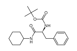 Nt-Boc-苯丙氨酸环己酰胺结构式