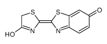 2-(4-oxo-1,3-thiazolidin-2-ylidene)-1,3-benzothiazol-6-one结构式