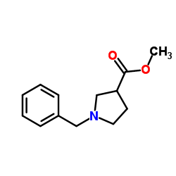 N-苄基吡咯烷-3-甲酸甲酯结构式