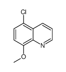 5-Chloro-8-Methoxy-quinoline结构式
