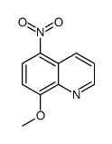 8-methoxy-5-nitroquinoline结构式