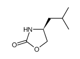 (S)-4-异丁基-2-噁唑烷酮结构式