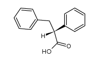 (2R)-(-)-2,3-diphenylpropanoic acid结构式